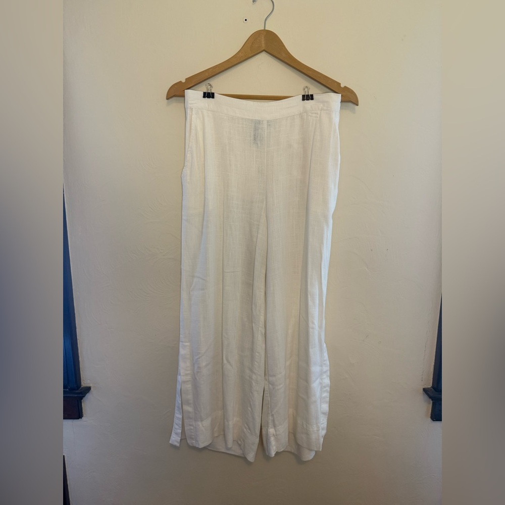 Chelsea & Theodore Linen Pants | Size Small